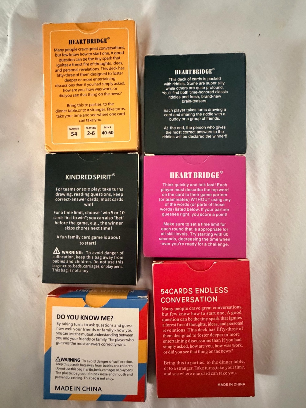 Fun Riddle Card Game - Purple - Picture 2 of 2